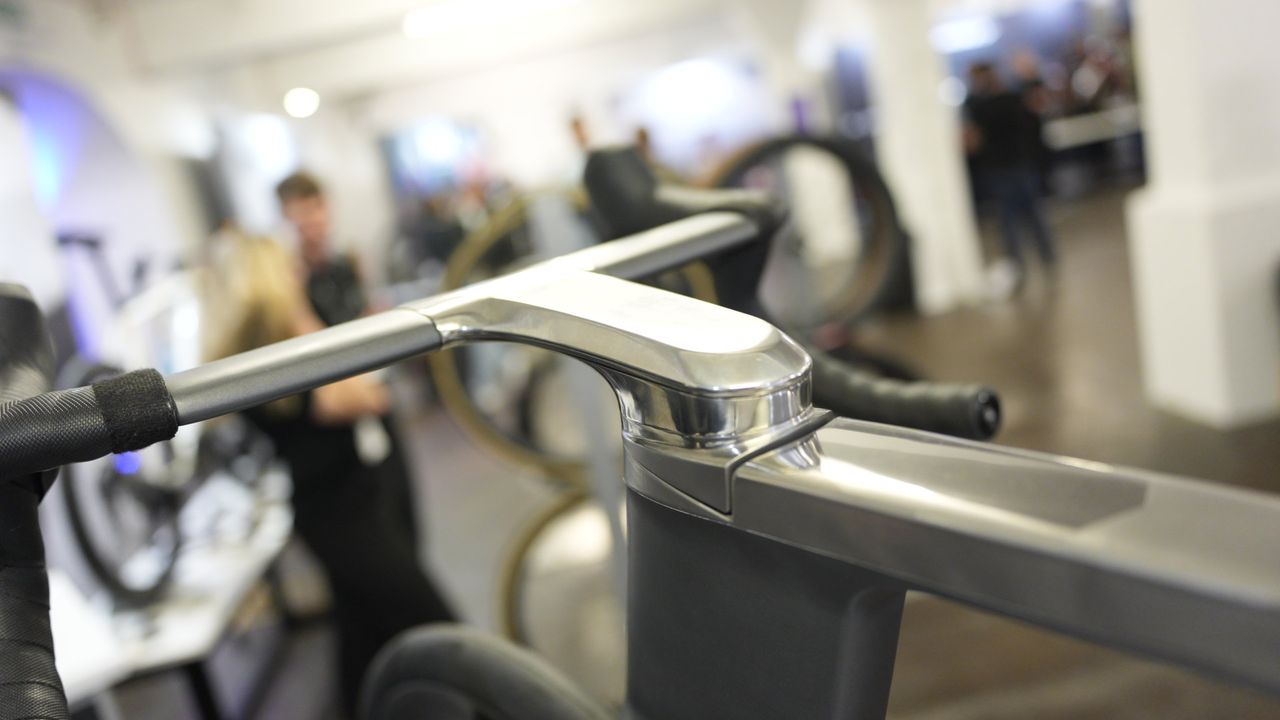 close up details of expensive bikes