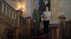 Hugh Bonneville and Michelle Dockery in Downton Abbey: A New Era