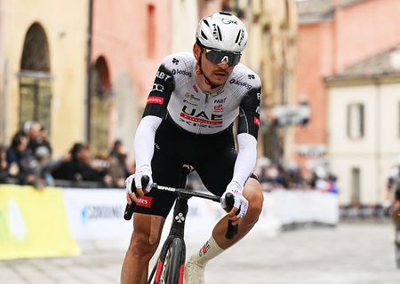 BRISIGHELLA AL CESENA ITALY MARCH 28 Alessandro Covi of Italy and UAE Team Emirates XRG crosses the finish line during the 39th Settimana Internazionale Coppi e Bartali 2025 Stage 4 a 1504km stage from Brisighella to Brisighella al Cesena on March 28 2025 in Brisighella Italy Photo by Dario BelingheriGetty Images