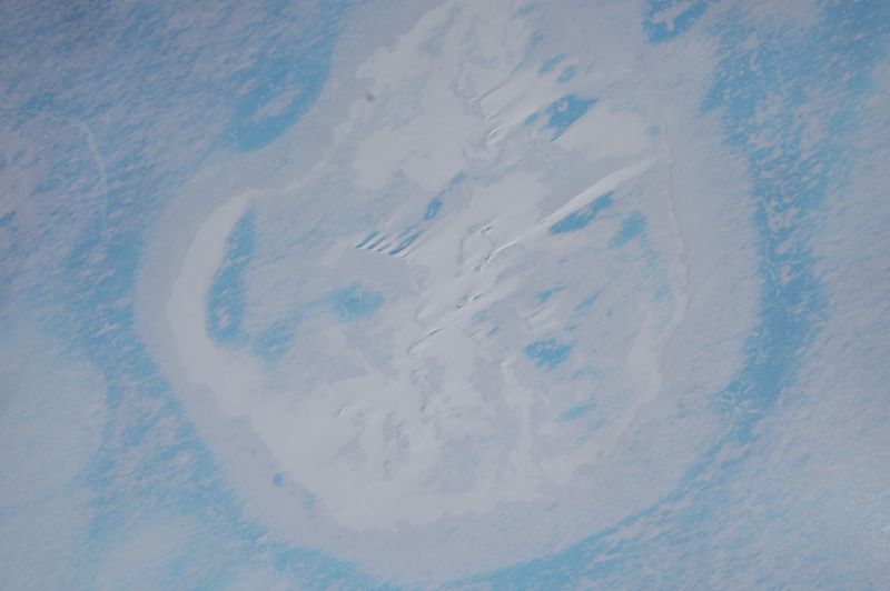 Antarctica crater