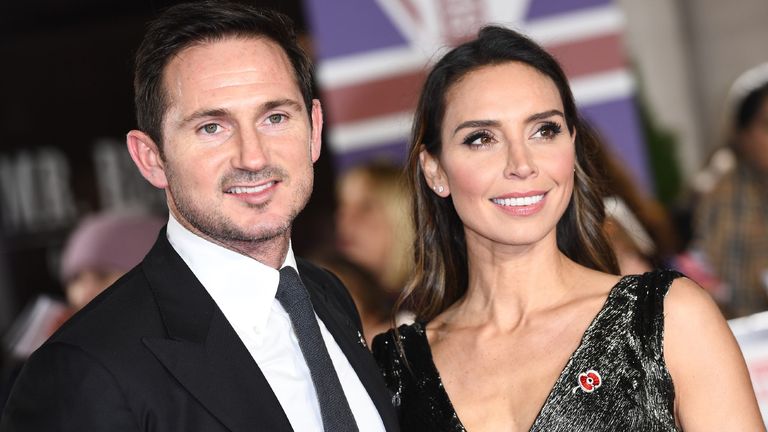 Christine Lampard and Frank Lampard attend Pride Of Britain Awards 2019 at The Grosvenor House Hotel