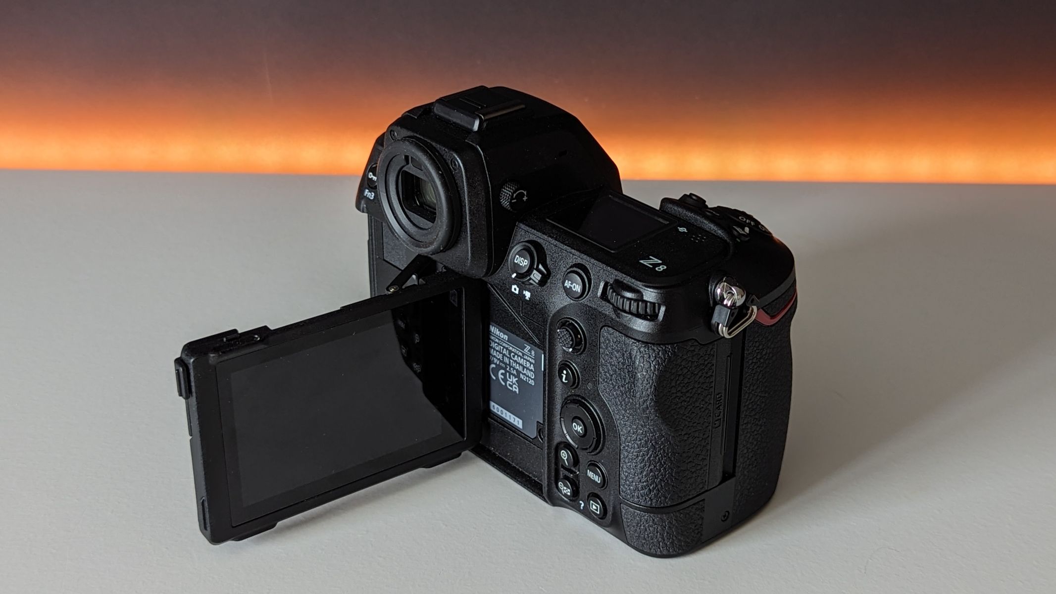 Nikon Z8 on a white table