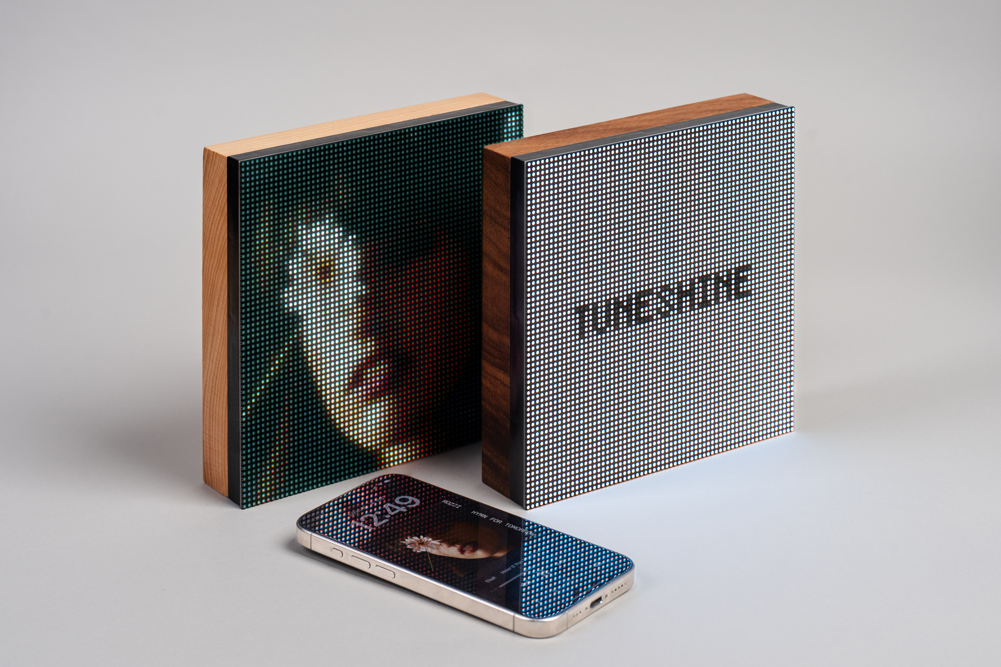 Tuneshine streaming display screen comes with its own Android and iOS app