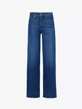 Sasha Straight-Leg Mid-Rise Stretch-Organic-Denim Jeans