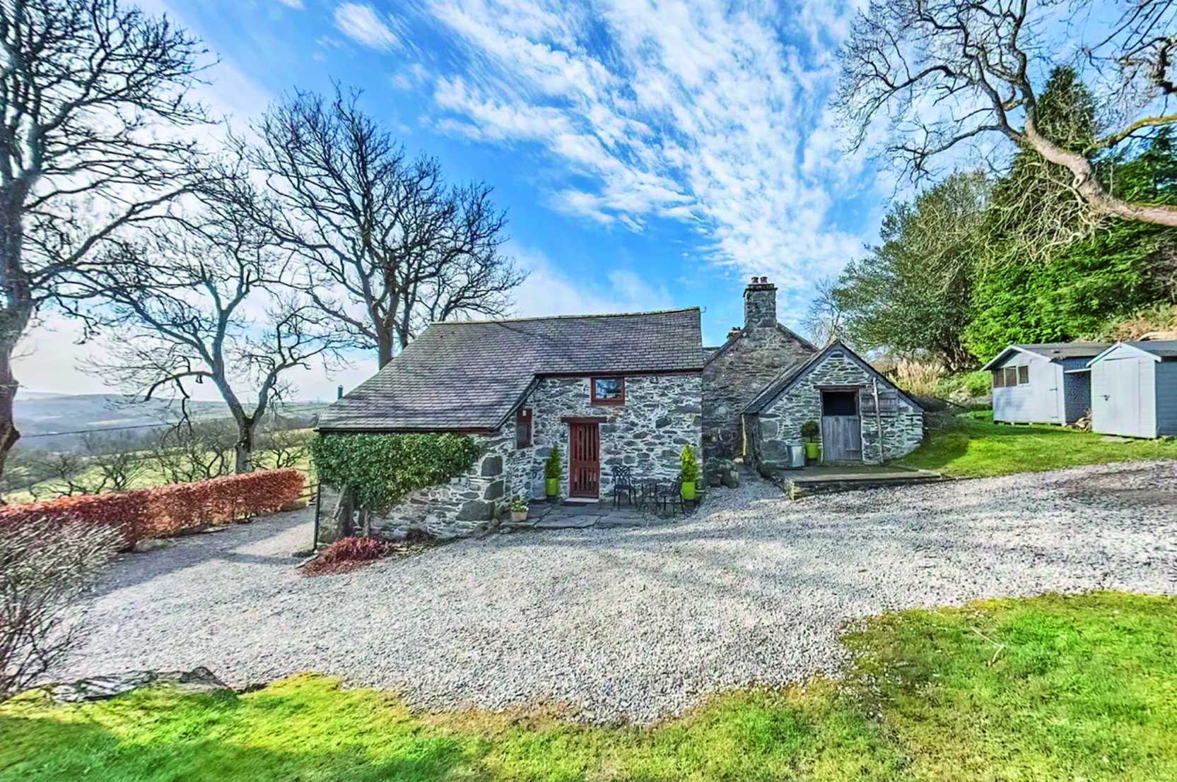 Ali and Dan's stone cottage in the Welsh countryside