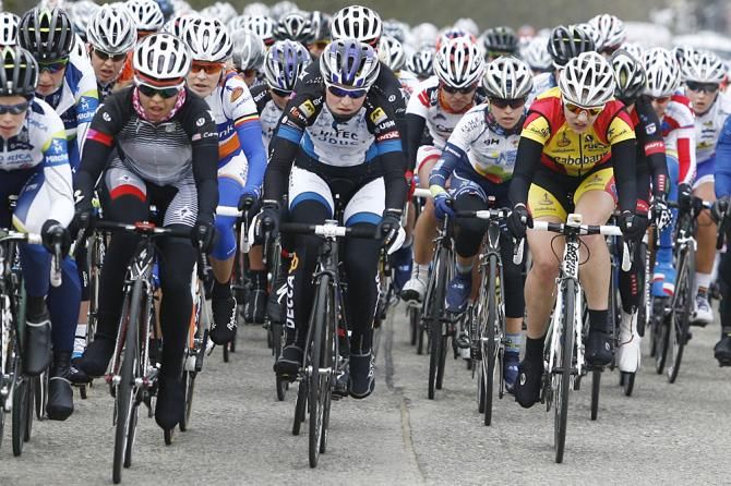 The start of the Omloop van het Hageland