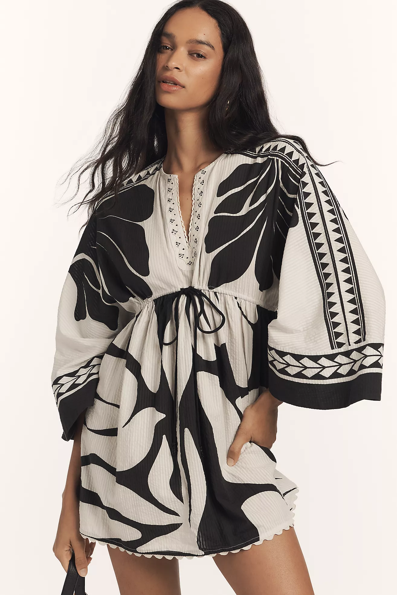 Conditions Apply Ric Rac Printed Kaftan