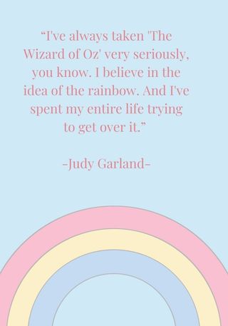 Judy Garland quote for International Women's Day