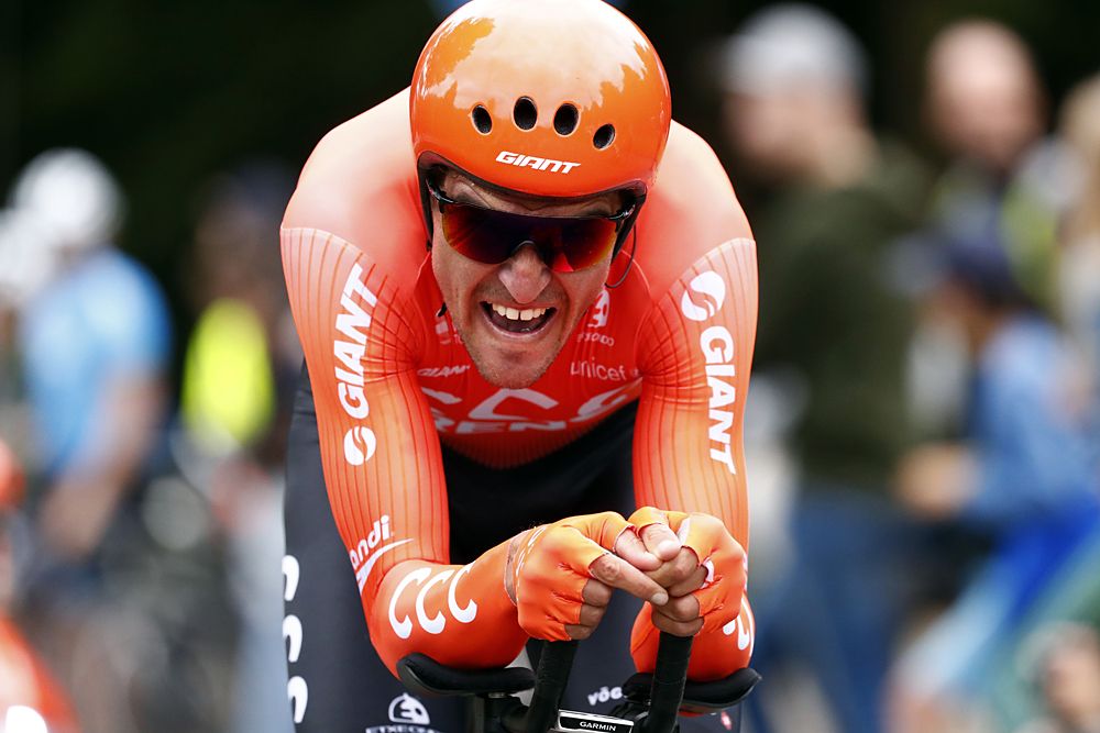 Greg Van Avermaet (CCC) during the BinckBank Tour stage 6 time trial
