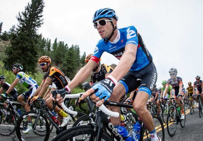 Ryder Hesjedal (Garmin Sharp) took it easy in the bunch today.