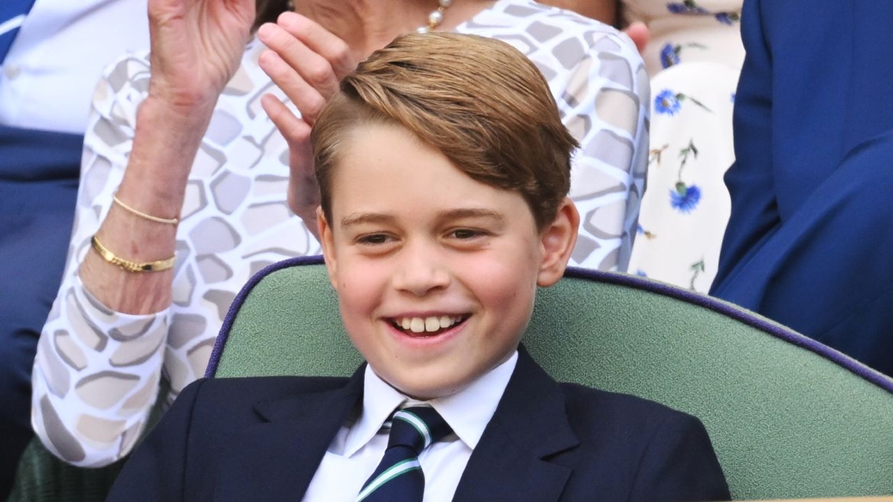 Prince George Wimbledon - Prince George of Cambridge attends The Wimbledon Men&#039;s Singles Final at the All England Lawn Tennis and Croquet Club on July 10, 2022 in London, England