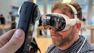 Insta360 X5 and Apple Vision Pro