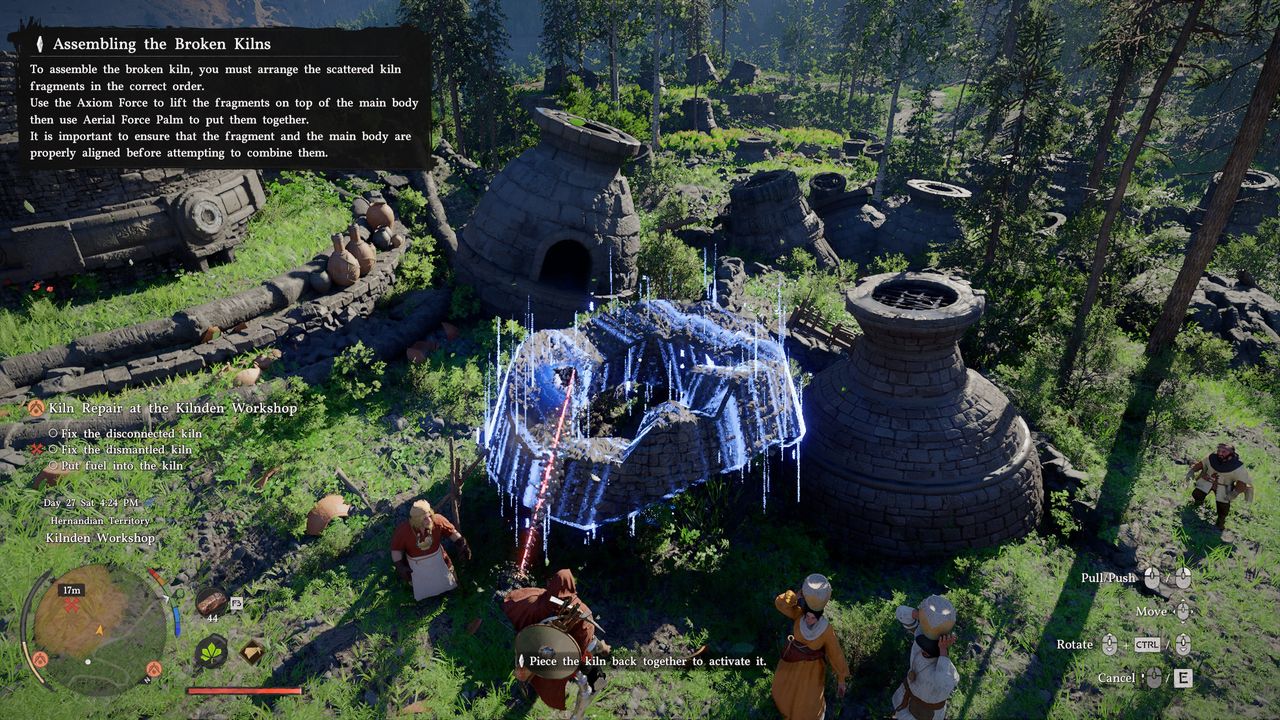 Crimson Desert kiln repair - Broken piece