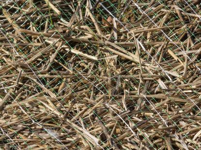 Landscape Netting On Hay Lawn