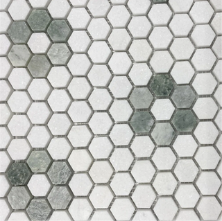 French bistro style stick on floor tile.