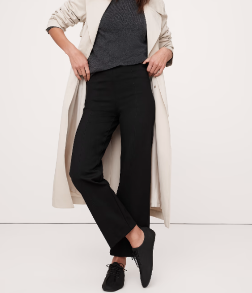 banana republic black pants