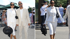 Rochelle Humes attends Wimbledon 2025 with husband Marvin Humes 