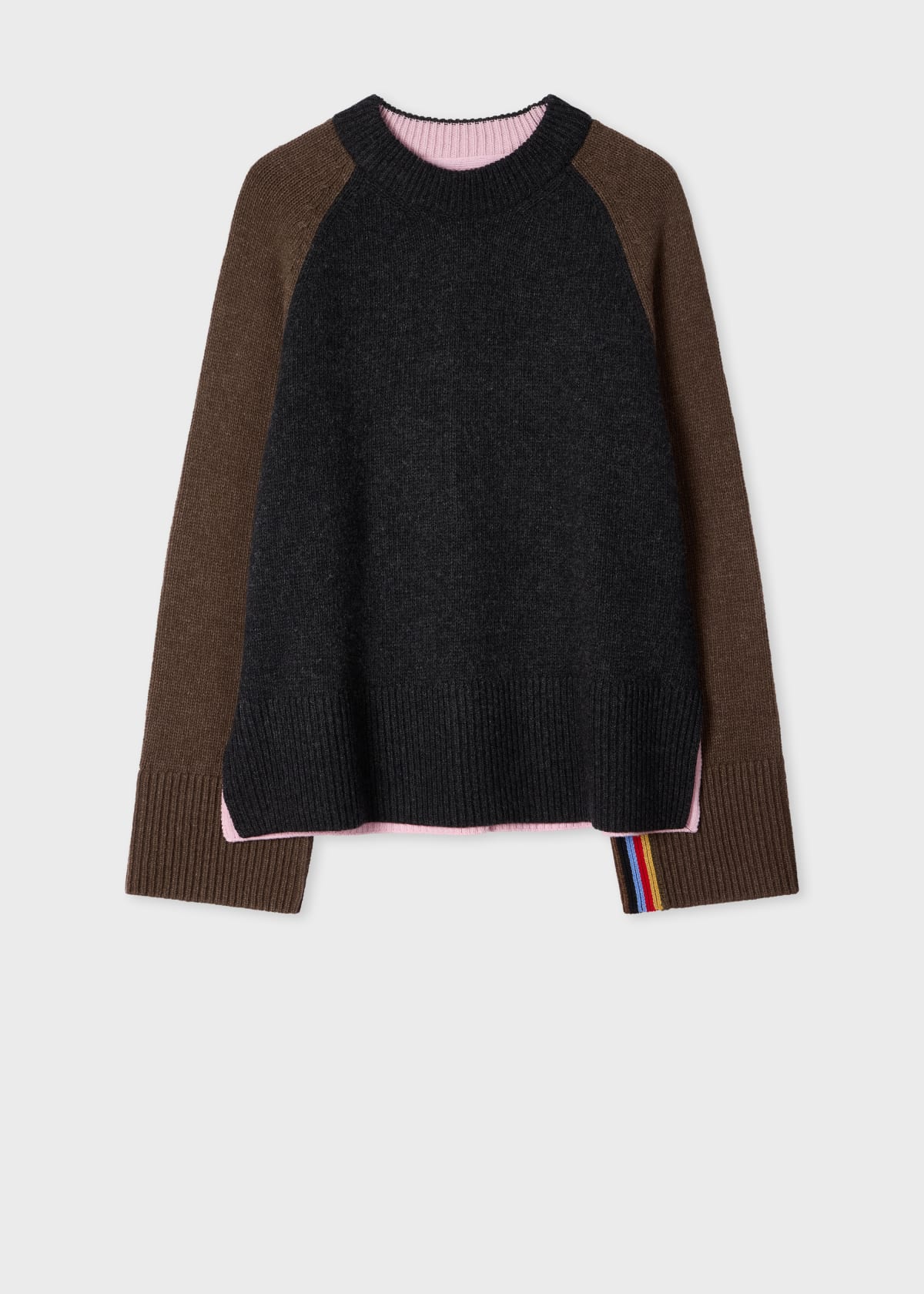 Paul Smith Loves Barbour - Women's Charcoal Tyneside Sweater - 4