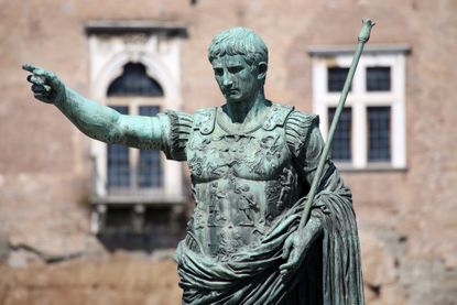 A statue of Roman emperor Augustus