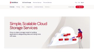 Backblaze B2 website screenshot