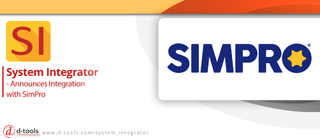 The Systems Integrator logo from D-Tools next to the SIMPRO logo.