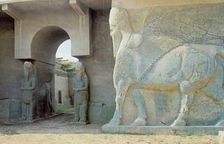 An ancient city in Iraq, Nimrud became the capital of the Assyrian Empire during the reign of King Ashurnasirpal II (reign 883 B.C. to 859 B.C.).