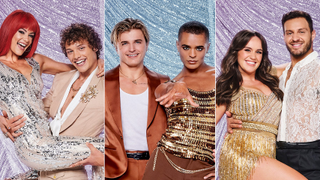 Strictly Come Dancing 2023 finalists Bobby and Dianne, Nikita and Layton, and Ellie and Vito