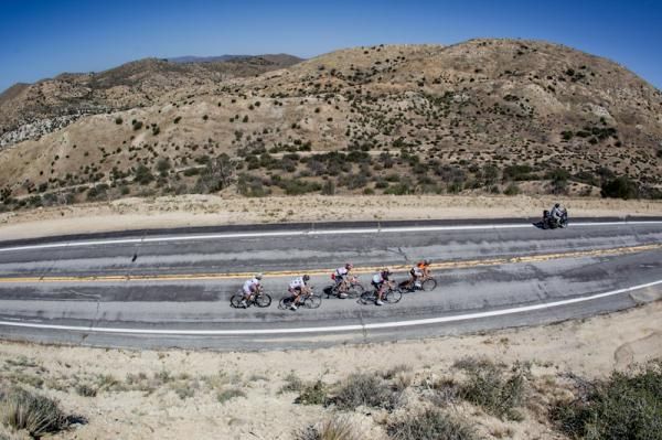 The breakaway en route to Big Bear on stage 6.