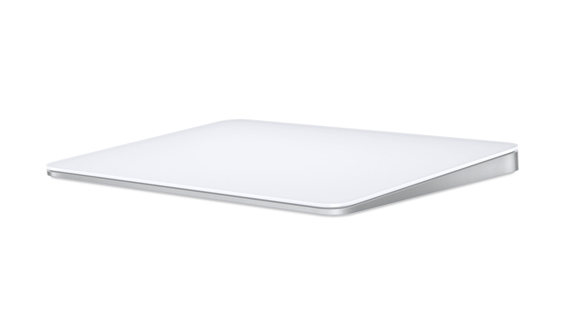 A product shot of the Apple Magic trackpad on a white background
