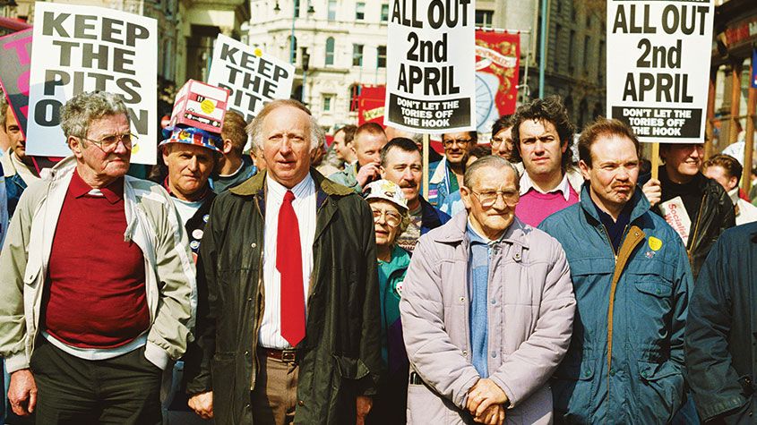 Arthur Scargill in the miners&amp;#039; strike