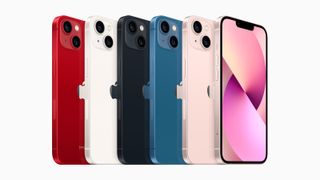 iPhone 13 series in various colours