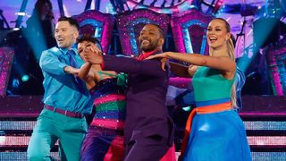 JB Gill & Lauren Oakley perform alongside fellow dancers on "Strictly" 2024