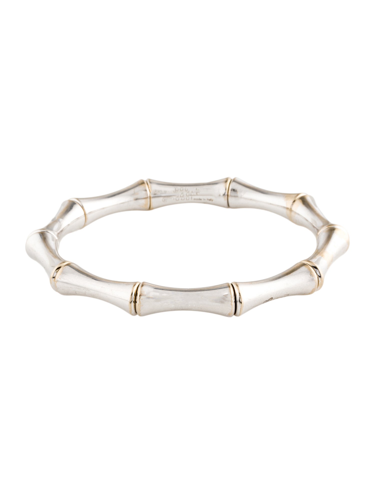 Vintage 18k Bamboo Stretch Bracelet