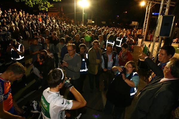 A huge crowd turned out in Heerlen
