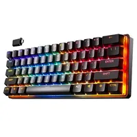 SteelSeries Steelseries Apex Pro Mini Wireless Keyboard - 60% Design - Omnipoint 2.0 - Quantum 2.0 Wireless - Double Shot Pbt Keycaps - Black