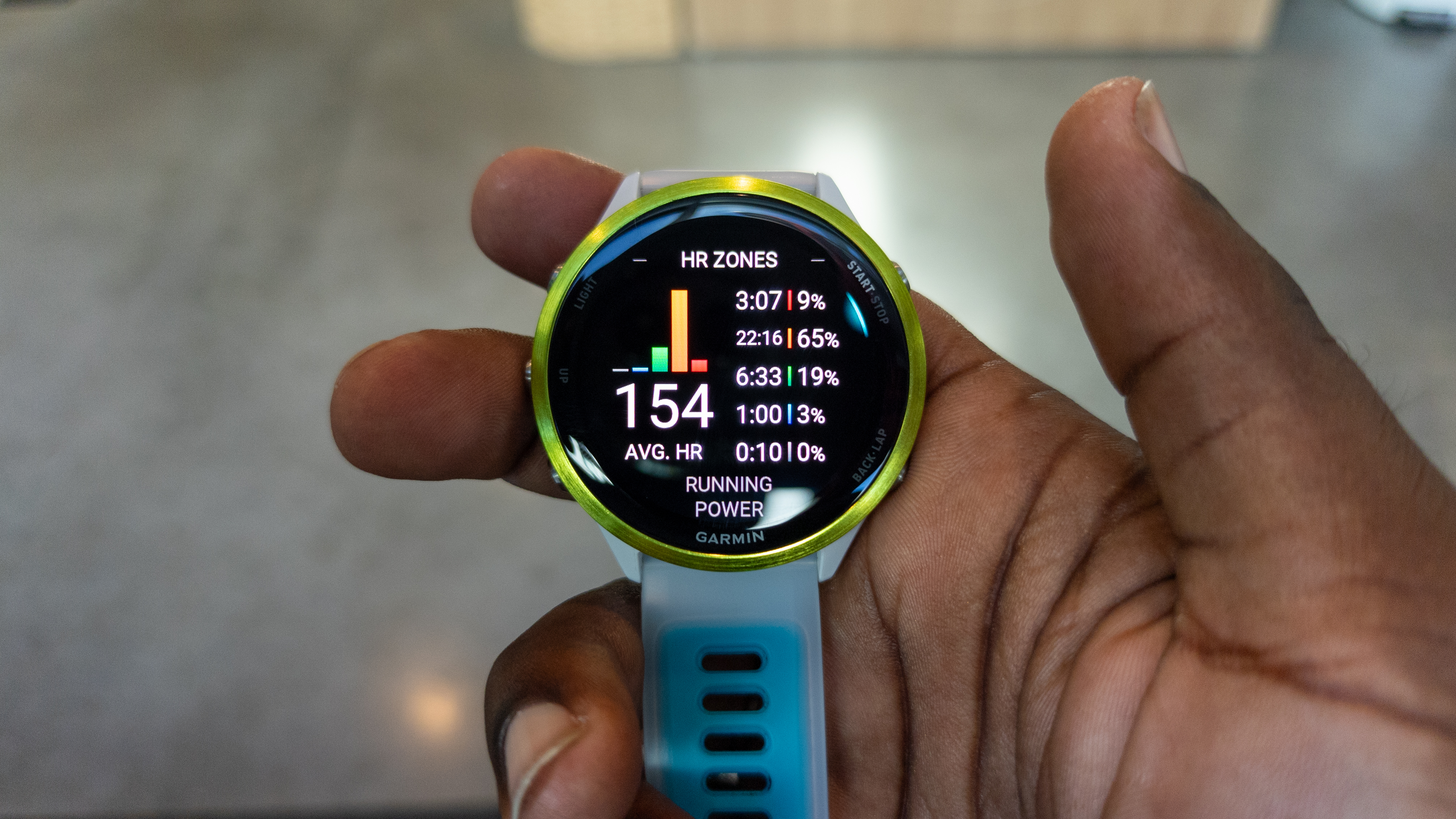 Heart Rate Zones on the Garmin Forerunner 570