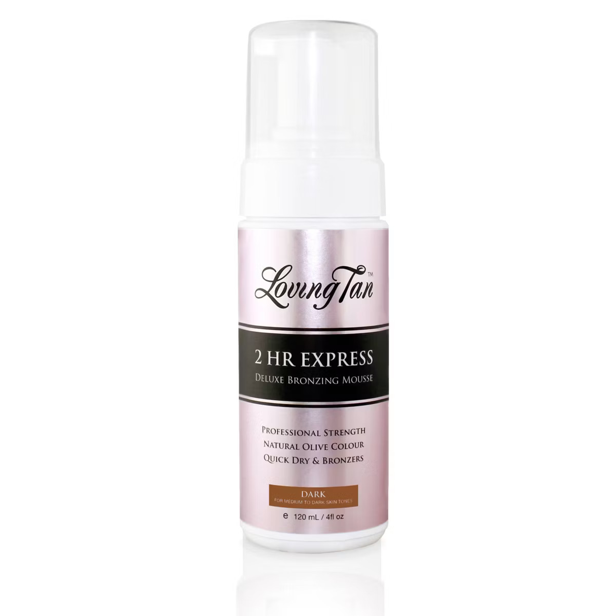 Loving Tan, 2 Hour Express Deluxe Bronzing Mousse in Dark