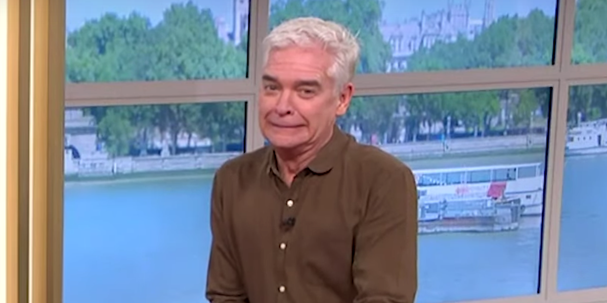 this morning host Phillip Schofield