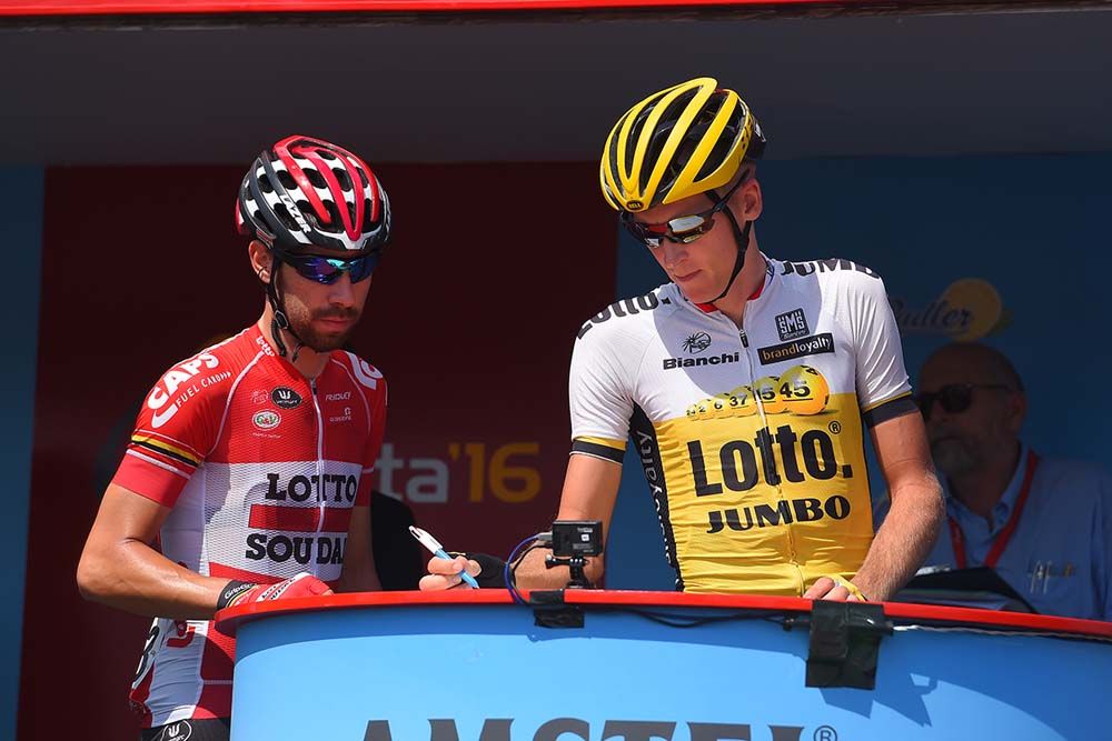 Robert Gesink wil lhave to fill Steven Kruijswijk shoes after he crashed out on Wednesday