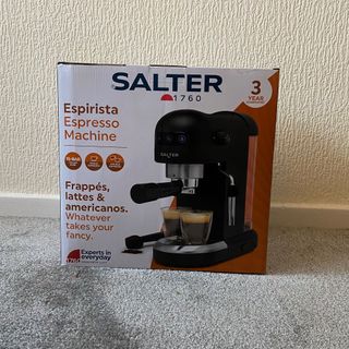 Salter Espirista coffee machine in box