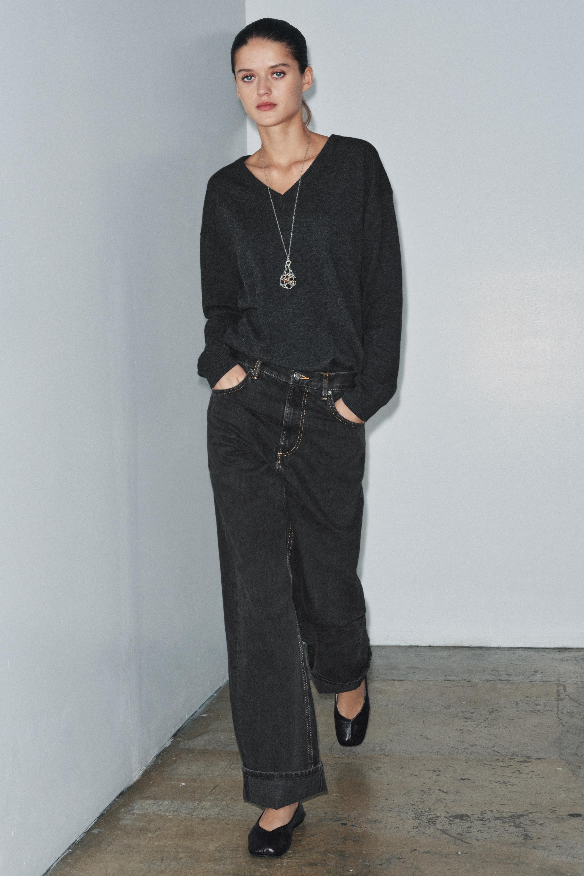 Zw Collection Baggy Mid-Waist Jeans