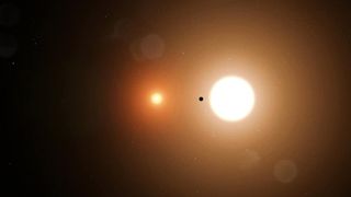 Binary star systems have two stars orbiting around a common centre of mass. A neutron star merger is a type of stellar collision that happens between two neutron stars in a binary system. This process can produce heavy elements.