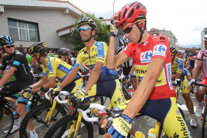 Alberto Contador (Tinkoff-Saxo) at the Vuelta a Espana