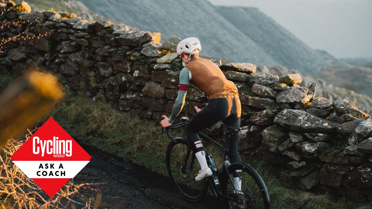 Male cyclist going on a fasted bike ride