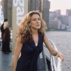 Sarah Jessica Parker filming Sex and the City