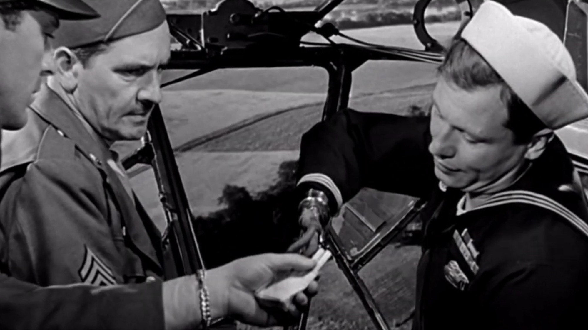 Harold Russell reaching for a cigarette in The Best Years of Our Lives