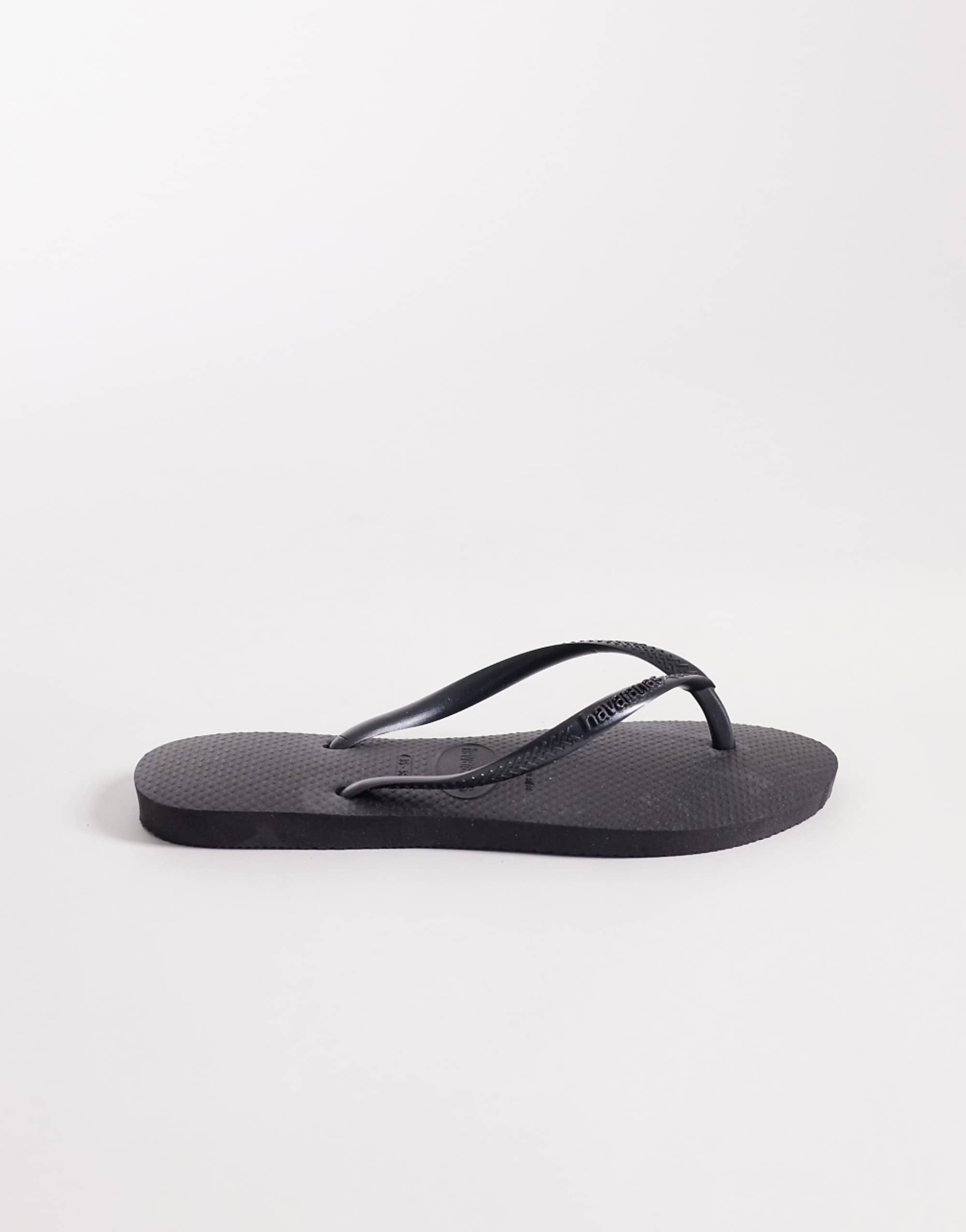 Havaianas Slim Flip Flops in Black