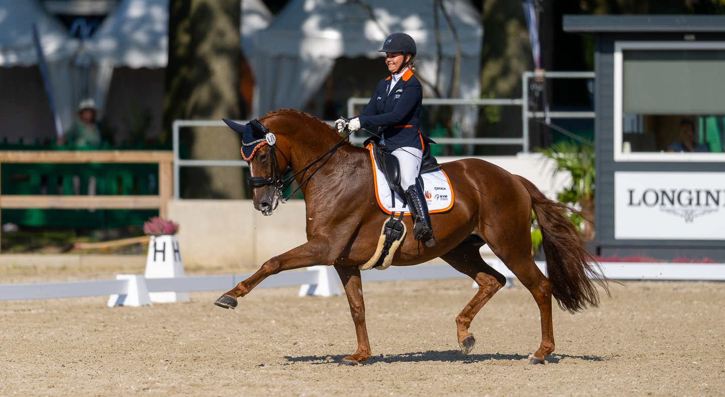 Dutch pair Demi Haerkens and EHL Daula NOP claim double individual gold at the European Para Dressage Championships 2023