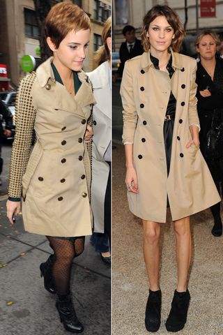Emma Watson and Alexa Chung - Who wore Burberry best?