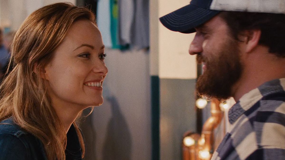 Olivia Wilde and Jake Johnson in Drinking Buddies